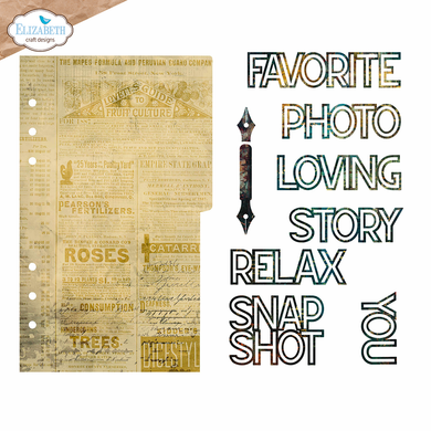 Elizabeth Craft Designs - Planner Essentials - Page with Large Tab 1