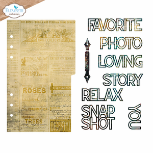 Elizabeth Craft Designs - Planner Essentials - Page with Large Tab 1