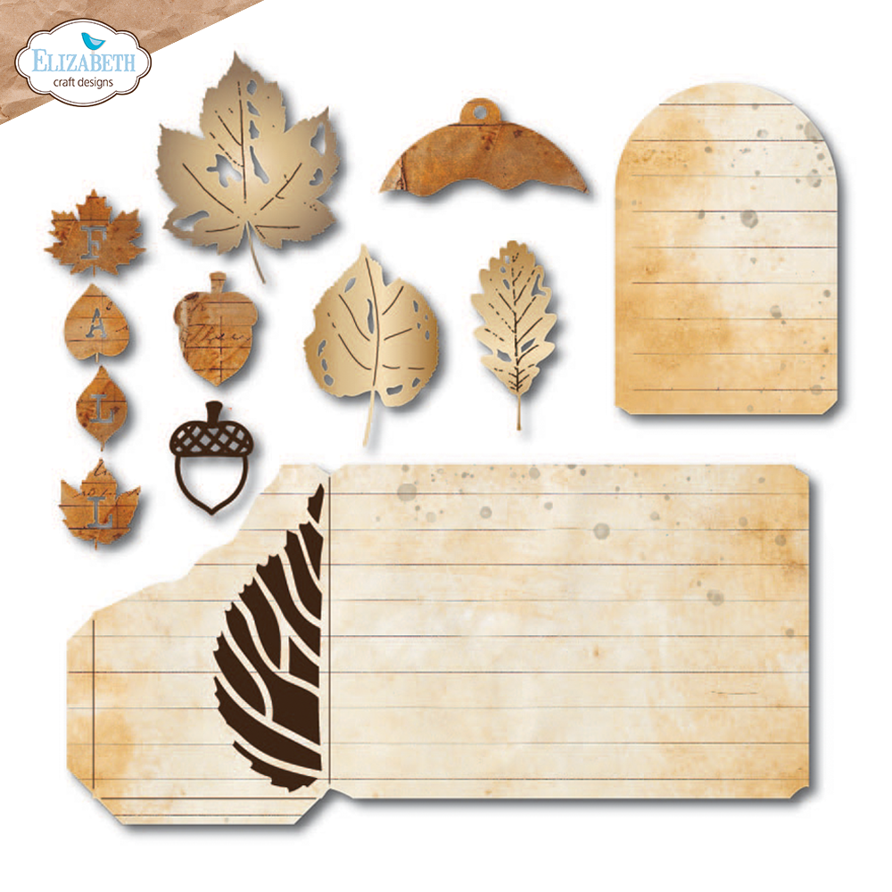 Elizabeth Craft Designs - Art Journal Specials : Fall Leaves