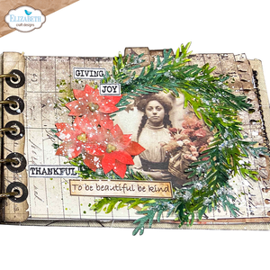 Elizabeth Craft Designs - Art Journal Specials : Book of Christmas Square