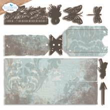 Elizabeth Craft Designs - Art Journal Specials : Split Tag Pocket Page