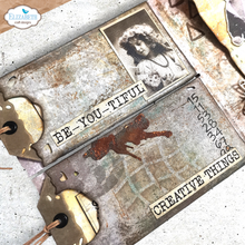 Elizabeth Craft Designs - Art Journal Specials : Split Tag Pocket Page