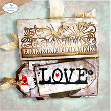 Elizabeth Craft Designs - Art Journal Specials : Split Tag Pocket Page