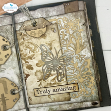 Elizabeth Craft Designs - Art Journal Specials : Split Tag Pocket Page