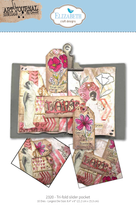 Elizabeth Craft Designs - Art Journal Specials : Tri-fold Slider Pocket