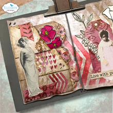 Elizabeth Craft Designs - Art Journal Specials : Tri-fold Slider Pocket