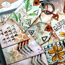 Elizabeth Craft Designs - Art Journal Specials : Tri-fold Slider Pocket