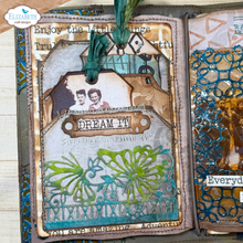 Elizabeth Craft Designs - Art Journal Specials : Tag Folding Trio