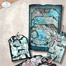 Elizabeth Craft Designs - Art Journal Specials : Tag Folding Trio