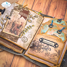 Elizabeth Craft Designs - Art Journal Specials : Tag Folding Trio