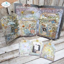 Elizabeth Craft Designs - Art Journal Specials : Tag Folding Trio
