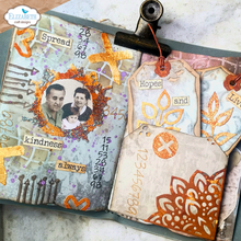 Elizabeth Craft Designs - Art Journal Specials : Tag Folding Trio