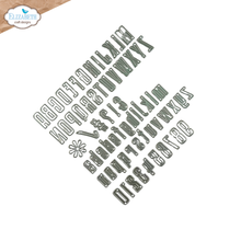 Elizabeth Craft Designs - Everyday Memories : Tall & Bold Alphabet