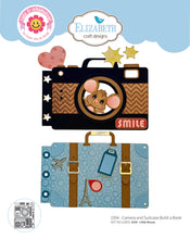 Elizabeth Craft Designs - Cute & Whimsical Camera and Suitcase Build A Book