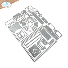 Elizabeth Craft Designs - Cute & Whimsical Camera and Suitcase Build A Book