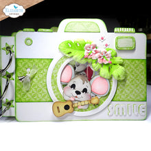 Elizabeth Craft Designs - Cute & Whimsical Camera and Suitcase Build A Book