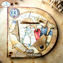 Elizabeth Craft Designs - Art Journal Specials : Rounded Pocket Page