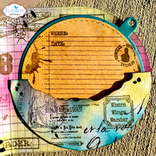 Elizabeth Craft Designs - Art Journal Specials : Rounded Pocket Page