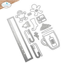 Elizabeth Craft Designs - Everyday Memories Cozy Season & Reinforcement Strip Die Set