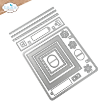 Elizabeth Craft Designs - Everyday Memories Rounded Corner Square Page Assortment Die Set