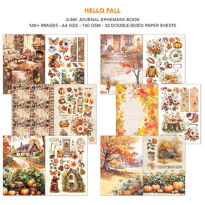 Ciao Bella Hello Fall A4 Junk Journal Ephemera Book