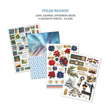 Ciao Bella Polar Railway A4 Junk Journal Ephemera Book