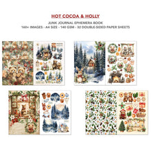 Ciao Bella Hot Cocoa & Holly A4 Junk Journal Ephemera Book