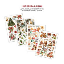 Ciao Bella Hot Cocoa & Holly A4 Junk Journal Ephemera Book