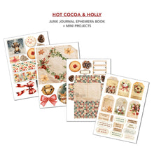 Ciao Bella Hot Cocoa & Holly A4 Junk Journal Ephemera Book