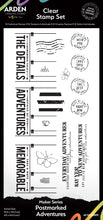 Arden Creative Studio Maker Series Postmarked Adventure 4 x 8 Clear Stamp Set