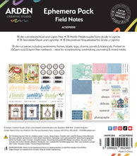 Arden Creative Field Studio Notes Ephemera Pack