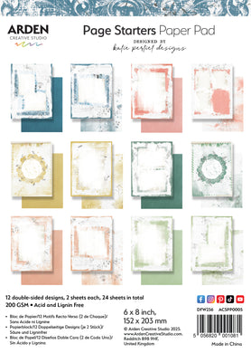 Arden Creative Studio Page Starters 6in x 8in Paper Pad