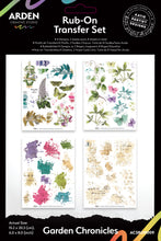 Arden Creative Studio Garden Chronicles Rub-On Transfer Set