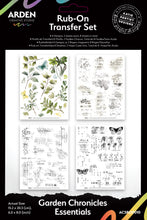Arden Creative Studio Garden Chronicles Essentials Rub-On Transfer Set