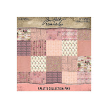 Tim Holtz Idea-ology - Palette Collection : Pink 8 x 8 Paper Pad