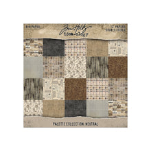 Tim Holtz Idea-ology - Palette Collection : Neutral 8 x 8 Paper Pad
