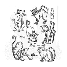 Tim Holtz Rubber Stamp Set - Crazy Cats