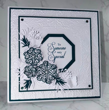 Phill Martin Sentimentally Yours 3D Embossing Folder - 6 x 6 Beaded Flourish