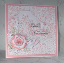 Phill Martin Sentimentally Yours 3D Embossing Folder - 8 x 8 Floral Bouquet