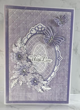 Phill Martin Sentimentally Yours Colour Coordinates 8 x 8 Paper Pack - Distressed Linen in shades of Lavender