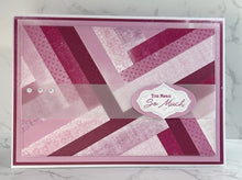 Phill Martin Sentimentally Yours Colour Coordinates 8 x 8 Paper Pack - Distressed Linen in shades of Pink