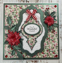 Phill Martin Sentimentally Yours Festive Collection - Pierced Festive Poinsettias