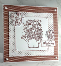 Phill Martin Sentimentally Yours A5 Clear Stamp Set - Enchanted Blooms Wonderful Watering Cans