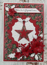 Phill Martin Sentimentally Yours Festive Collection - Pierced Festive Poinsettias