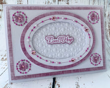 Phill Martin Sentimentally Yours 3D Embossing Folder - Beaded Cascade
