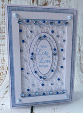 Phill Martin Sentimentally Yours 3D Embossing Folder - Beaded Cascade