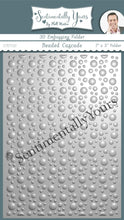 Phill Martin Sentimentally Yours 3D Embossing Folder - Beaded Cascade