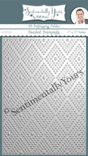 Phill Martin Sentimentally Yours 3D Embossing Folder - Beaded Diamonds