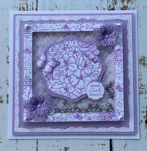 Phill Martin Sentimentally Yours A6 Clear Stamp - Florascript : Beautiful Blooms Medley