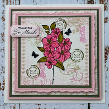 Phill Martin Sentimentally Yours A5 Clear Stamp Set - Florascript : Beautiful Blooms Paraphernalia